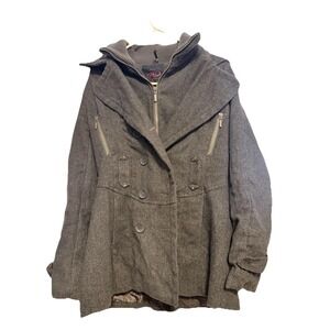 Women's Yoki  Brown Tweed‎ Blazer Jacket Size Medium